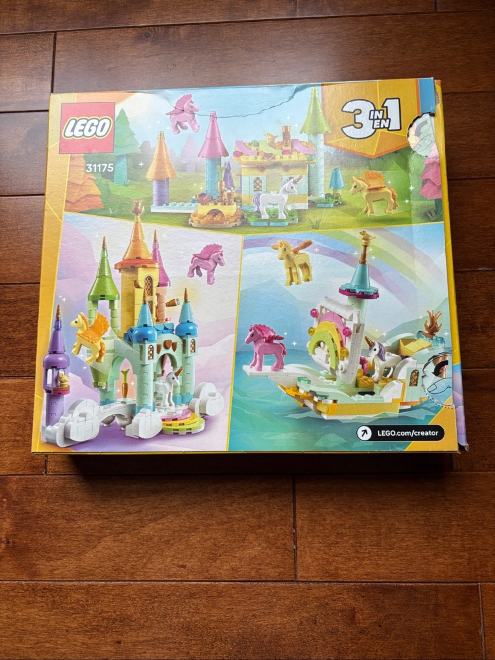 LEGO Creator 3-in-1 Unicorn Castle & Boat Playset - Multicolor